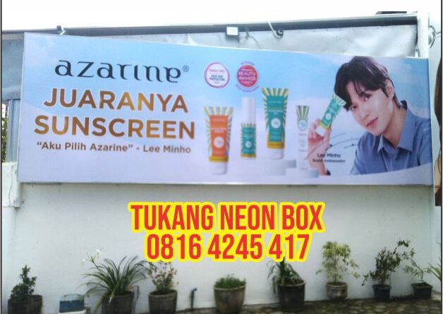 jasa neon box kotak backlite murah jogja