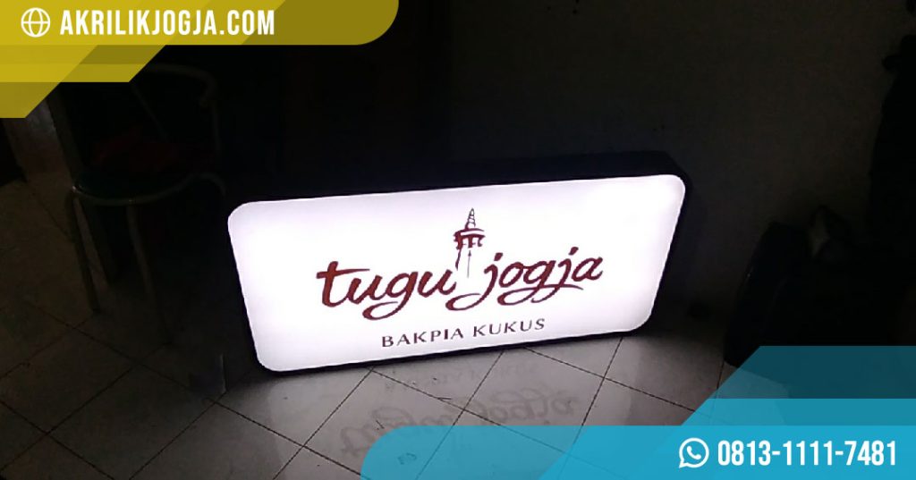 bikin neon box akrilik sleman