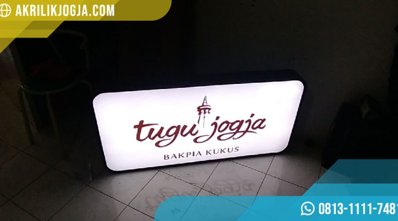 bikin neon box akrilik sleman