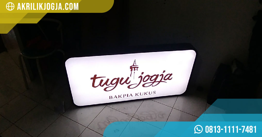 bikin neon box akrilik sleman