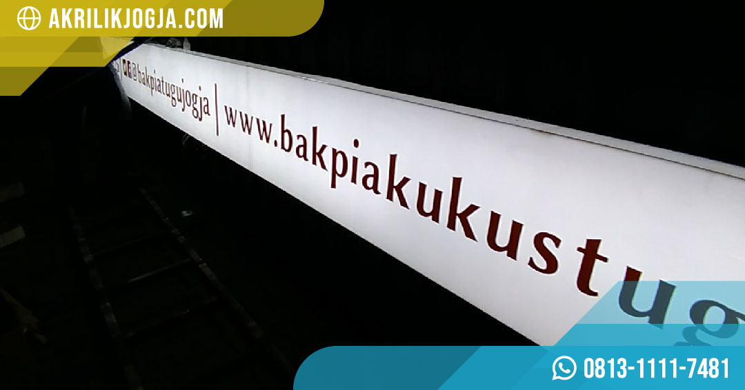 bikin neon box akrilik kulon progo