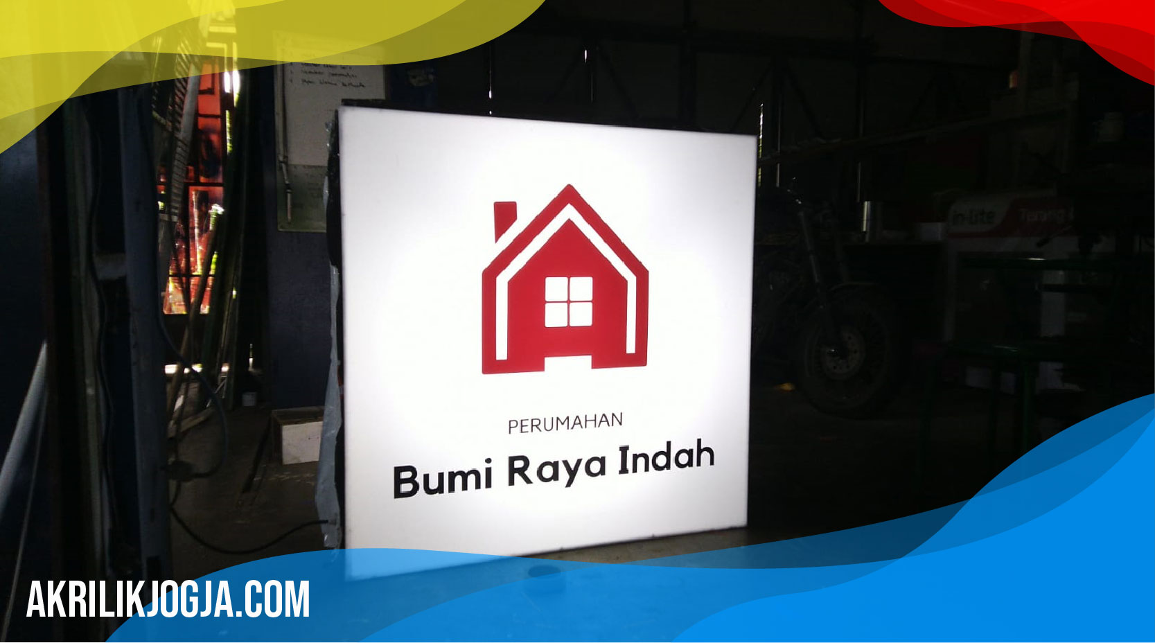 shop sign akrilik jogja